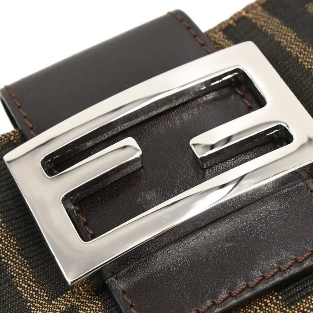 Fendi Brown Canvas Zucca Handbag - Picture 10 of 10